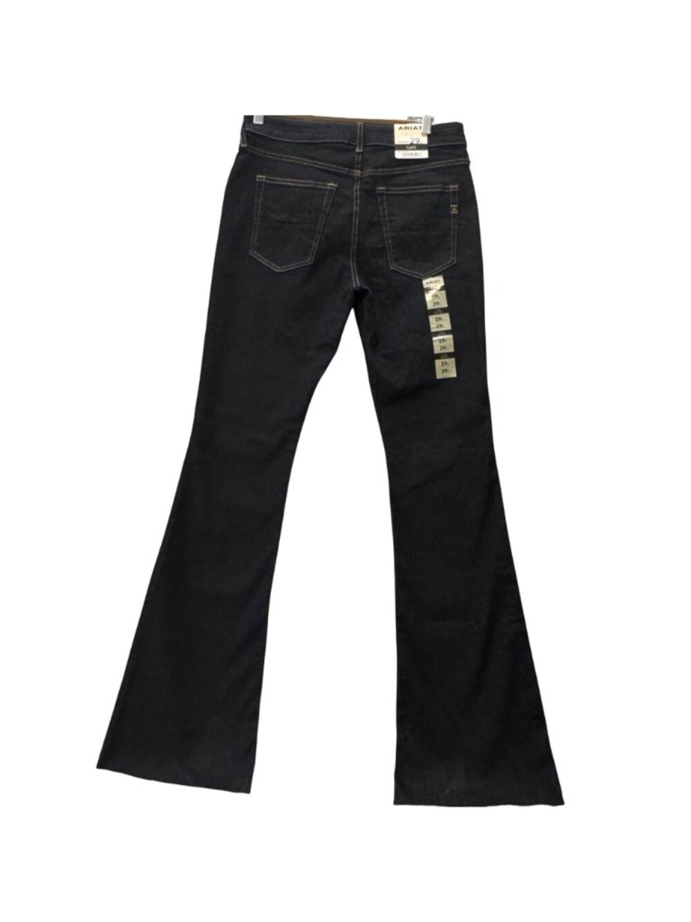 Ariat Women's Jeans 29LHigh-Rise Flare Italian Denim Dark Wash Premium Fit NWT - Picture 2 of 12